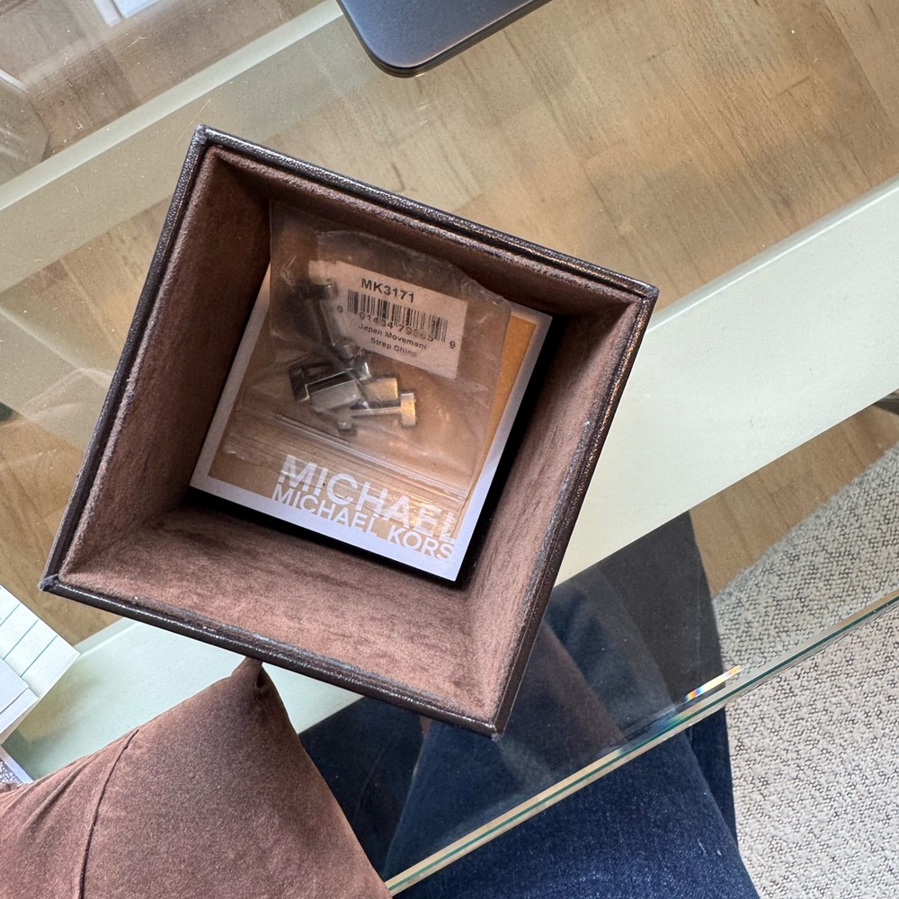 Michael Kors Silver Rectangular Watch - image 3